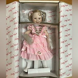BNIB Shirley Temple Doll - Danbury Pink Dress